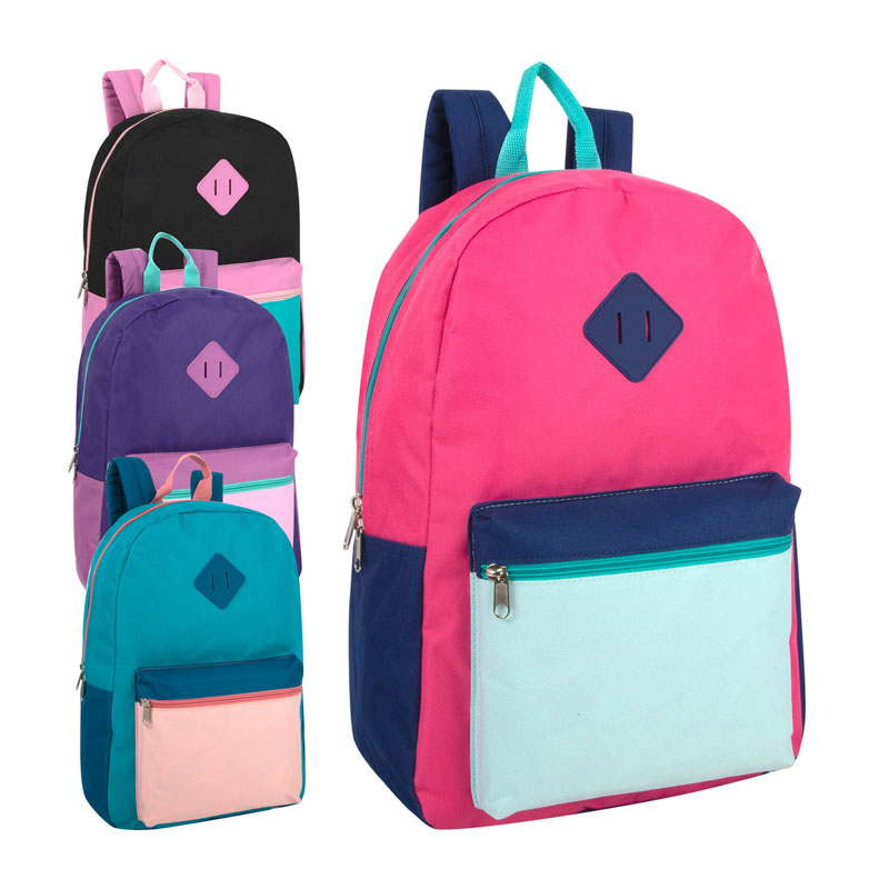 17-pulgada na Multi-Layered Multi-Color Backpack