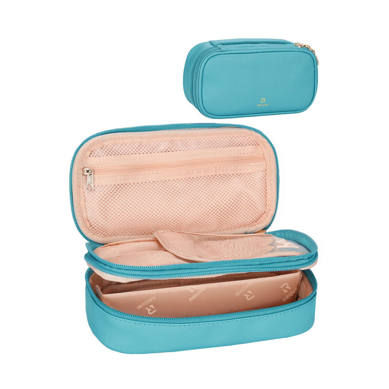 Cosmetic bag na may maraming compartment