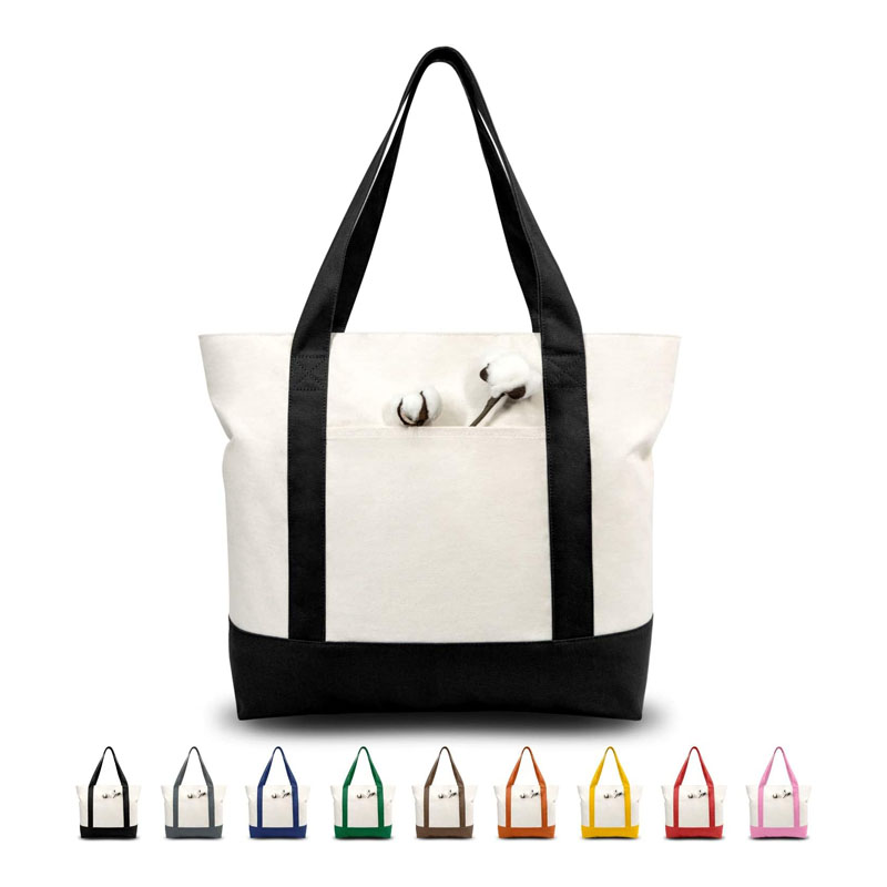 Naka-istilong Canvas Shopping Bag